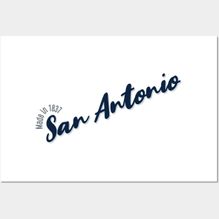 San Antonio in 1837 Posters and Art